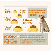 Сухой Корм Sirius полнорационный для собак с высокими энергетическими потребностями 3 мяса с овощами
