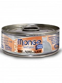 Консервированный корм Monge Cat Natural для кошек с тунцом и лососем Консервированный корм Monge Cat Natural для кошек с тунцом и лососем