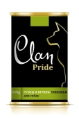 Банки Clan Pride для собак с рубцом и печенью говяжьей