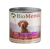 Банки BioMenu adult для собак мясное ассорти Банки BioMenu adult для собак мясное ассорти