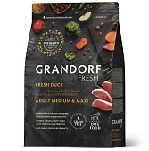 Сухой Корм Grandorf Fresh Dog Duck Med&Maxi свежее мясо утки с бататом для взрослых собак средних и крупных пород Сухой Корм Grandorf Fresh Dog Duck Med&Maxi свежее мясо утки с бататом для взрослых собак средних и крупных пород