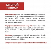 Паучи Sirius для взрослых кошек кусочки в соусе мясной рацион Паучи Sirius для взрослых кошек кусочки в соусе мясной рацион