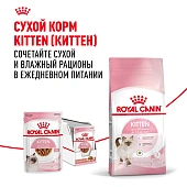 Консервированный корм для котят Royal Canin Kitten в возрасте до 12 месяцев в соусе Консервированный корм для котят Royal Canin Kitten в возрасте до 12 месяцев в соусе