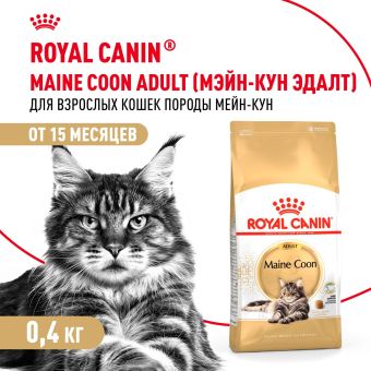 Корм для кошек Royal Canin Maine Coon Adult Корм сухой сбалансированный для взрослых кошек породы Мэйн Кун