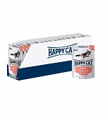 Паучи Happy Cat для кошек с говядиной и птицей в соусе Паучи Happy Cat для кошек с говядиной и птицей в соусе