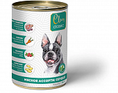 Банки Clan Classic паштет для собак мясное ассорти с сердцем