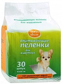 Пелёнки Чистый хвост впитывающие 60х45см