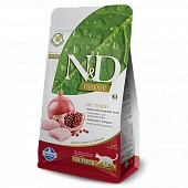 Сухой Корм Farmina N&D Adult Grain Free Neutered беззерновой для стерилизованных кошек курица и гранат Сухой Корм Farmina N&D Adult Grain Free Neutered беззерновой для стерилизованных кошек курица и гранат