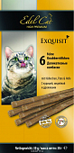 Лакомство Edel Cat для кошек. Жевательные колбаски с курицей, индейкой и дрожжами 6 колбасок Лакомство Edel Cat для кошек. Жевательные колбаски с курицей, индейкой и дрожжами 6 колбасок