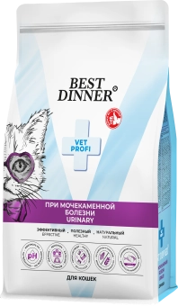 Сухой корм Best Dinner Vet Profi Urinary для кошек, при струвитном уролитиазе, при мочекаменной болезни