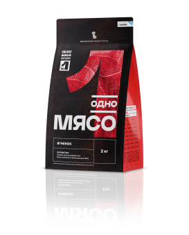 Корм Одно Мясо для щенков малых пород с мясом ягненка