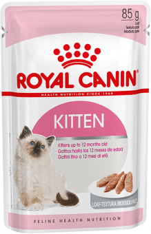 Паучи Royal Canin Kitten Instinctive (паштет) для котят с 4 до 12  месяцев