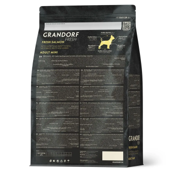 Корм Grandorf Fresh Dog Salmon Mini свежее филе лосося с бататом для взрослых собак мелких пород