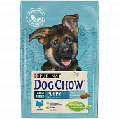 Сухой Корм Dog Chow Large Breed Puppy для щенков крупных пород с индейкой