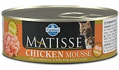 Консервы Farmina Matisse Cat Mousse Chicken для кошек мусс с курицей