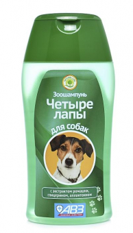 Шампунь "Четыре лапы" для ежедневного мытья лап у собак
