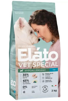 Корм Elato Holistic Vet Special Hypoallergenic для собак всех пород с рыбой