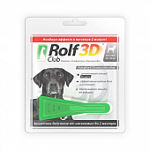Капли Rolf Club 3D для собак от 40 до 60 кг против блох и клещей