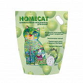 Наполнитель Homecat силикагелевый для кошачьих туалетов с ароматом яблока