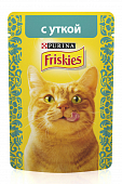Паучи Friskies для кошек с уткой в подливе