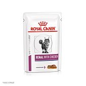 Паучи Royal Canin Renal для кошек для поддержания функции почек с курицей в соусе Паучи Royal Canin Renal для кошек для поддержания функции почек с курицей в соусе
