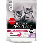 Сухой Корм Purina Pro Plan Delicate Kitten Turkey для котят с чувствительным пищеварением индейка и рис