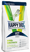 Сухой Корм Happy Dog Vet Hypersensitivity для собак. Ветеринарная диета при пищевой аллергии