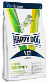 Сухой Корм Happy Dog Vet Hypersensitivity для собак. Ветеринарная диета при пищевой аллергии Сухой Корм Happy Dog Vet Hypersensitivity для собак. Ветеринарная диета при пищевой аллергии