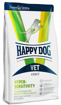 Корм Happy Dog Vet Hypersensitivity для собак. Ветеринарная диета при пищевой аллергии