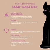 Паучи Enso Daily Diet для взросл кошек с профилактикой стресса кусочки в соусе с перепелкой Паучи Enso Daily Diet для взросл кошек с профилактикой стресса кусочки в соусе с перепелкой