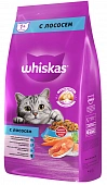 Сухой Корм Whiskas Вкусные подушечки с нежным паштетом. Аппетитный обед с лососем