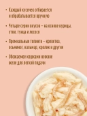 Паучи Деревенские Лакомства для кошек курица с уткой в нежном желе