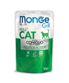 Паучи Monge Cat Grill для взрослых кошек из кролика