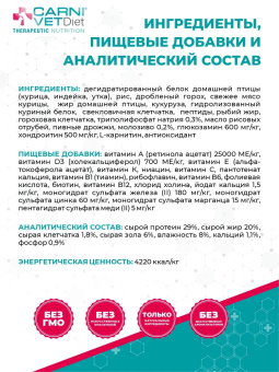 Корм Carni Vet Diet Puppy Support для щенков с нарушением развития проблемами ЖКТ