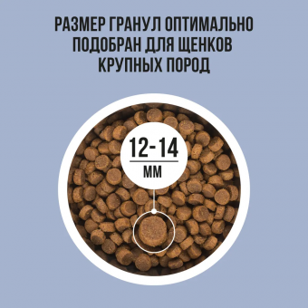 Корм Bowl Wow для щенков крупных пород с индейкой, ягнёнком, рисом и черникой