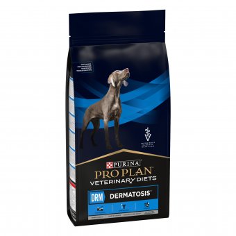 Сухой корм для щенков и взрослых собак PRO PLAN® VETERINARY DIETS DRM Dermatosis при дерматозах и выпадении шерсти