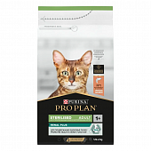 Сухой корм PRO PLAN® для взрослых стерилизованных кошек и кастрированных котов, с высоким содержанием лосося, Пакет