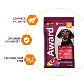 Сухой Корм Award для собак всех пород с ягненком и индейкой с яблоком и черникой Сухой Корм Award для собак всех пород с ягненком и индейкой с яблоком и черникой