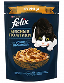 Влажный корм Felix Мясные Ломтики для взрослых кошек с курицей