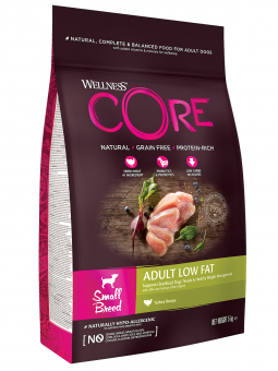 Корм Wellness Core для взрослых собак мелких пород из индейки со сниженным содержанием жира