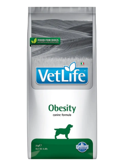 Корм Farmina Vet Life Dog Obesity для собак облегчённый диетический для коррекции веса