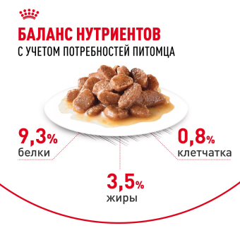 Паучи Royal Canin Urinary Care для взрослых кошек для поддержания здоровья МКБ системы мелкие кусочки в соусе