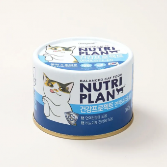 Банки Nutri Plan для кошек с тунцом в собственном соку для иммунитета и профилактики МКБ