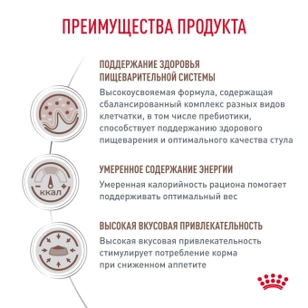 Паучи Royal Canin Gastrointestinal Moderate Calorie для кошек, склонных к набору веса при расстройствах пищеварения