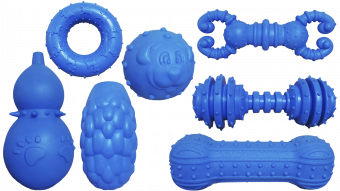Комплект игрушек Pet Toys для собак: синий