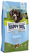 Сухой Корм Happy Dog Puppy Lamb & Rice для щенков всех пород до 6 месяцев с ягненком и рисом