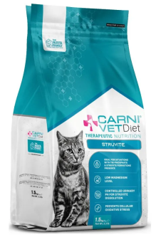 Корм Carni Vet Diet Cat Struvite для кошек при МКБ, растворение струвитов
