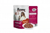 Паучи Karmy Adult Cat для взрослых кошек и котов с телятиной в соусе Паучи Karmy Adult Cat для взрослых кошек и котов с телятиной в соусе