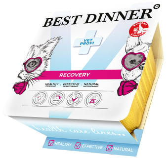 Ламистеры Best Dinner Vet Profi Recovery для кошек и собак при истощении и выздоровлении