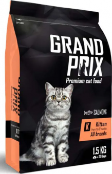 Корм Grand Prix Kitten для котят с лососем